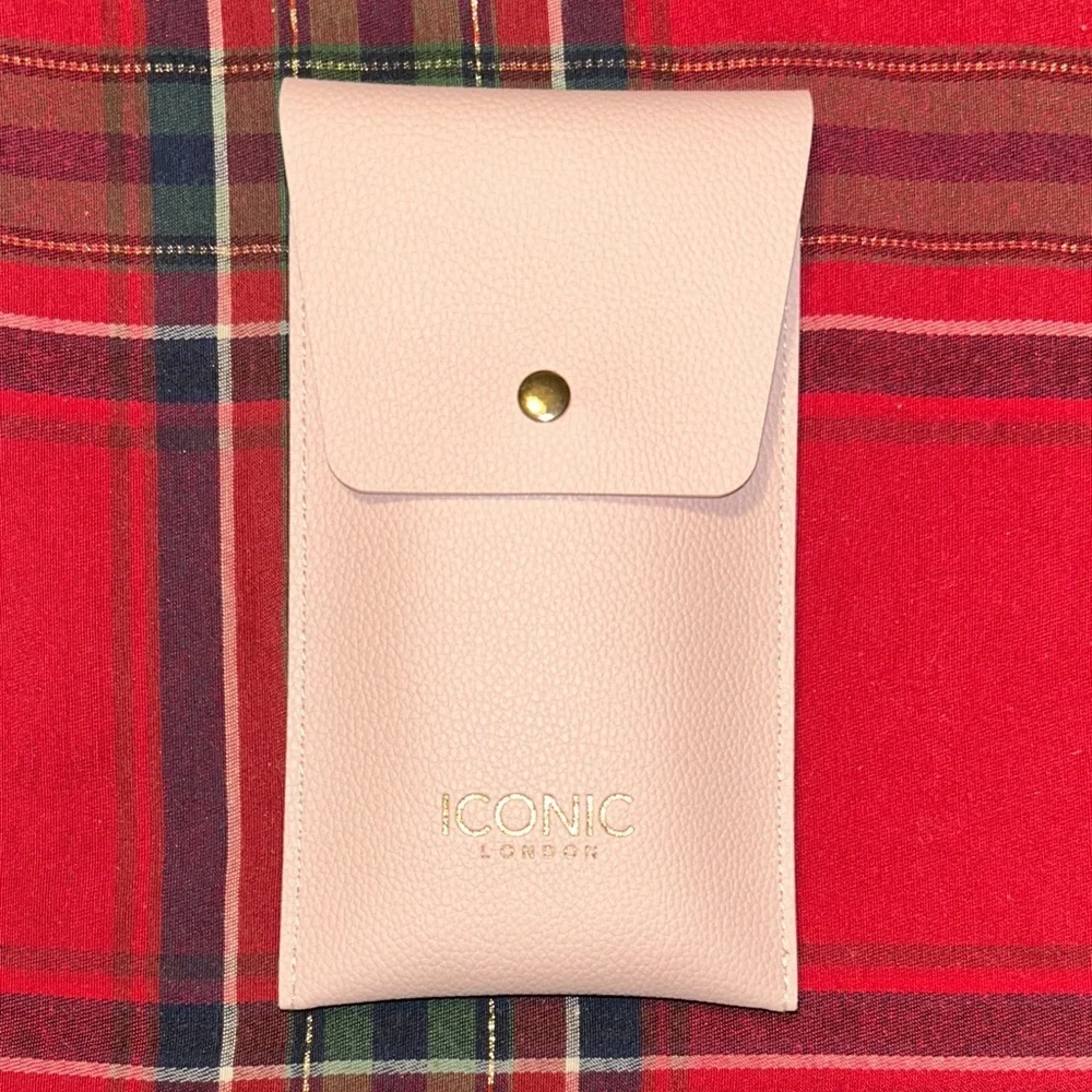 ICONIC London Blush Pink Glasses Pouch
